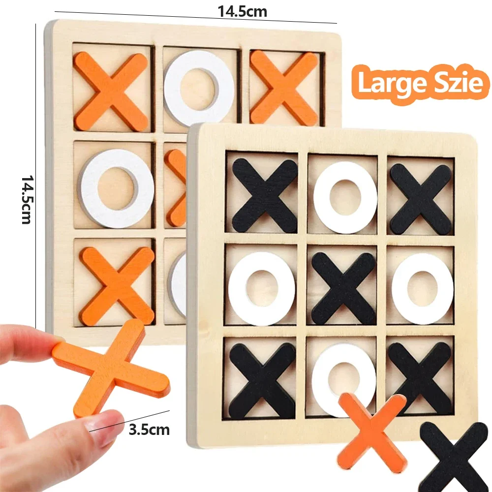 Board Game Enthusiast - Holz XO Tic Tac Toe Spiel