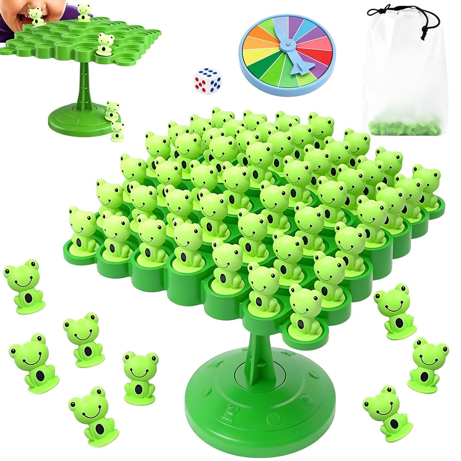 Board Game Arena - Kinder Frosch-Balance-Baum Brettspiel, 2-Spieler Eltern-Kind Interaktives