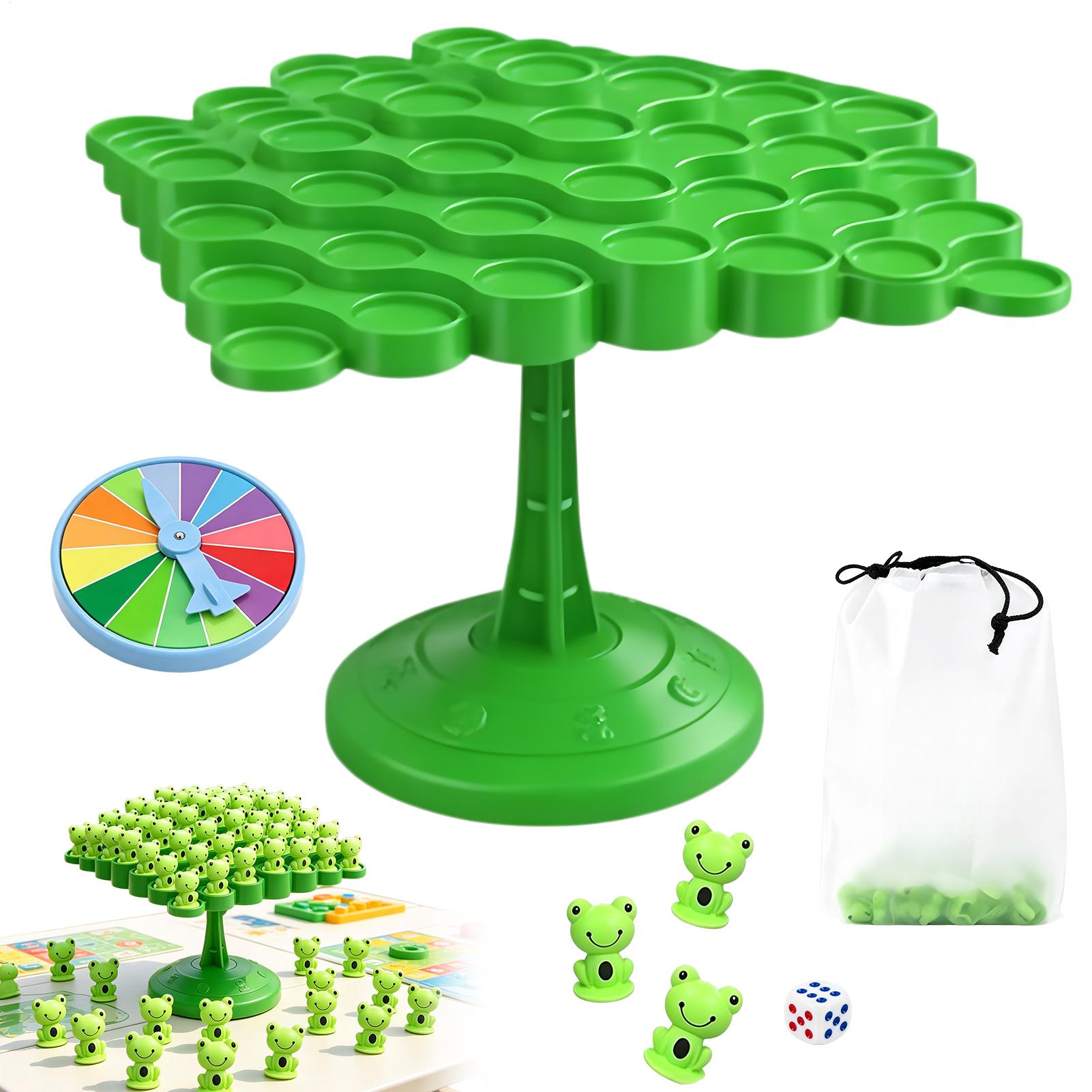 Board Game Arena - Lustiges Frosch-Balancierspiel für Kinder, Mathematik-Lernspielzeug, Eltern-Kind-Interaktions-Brettspiel,