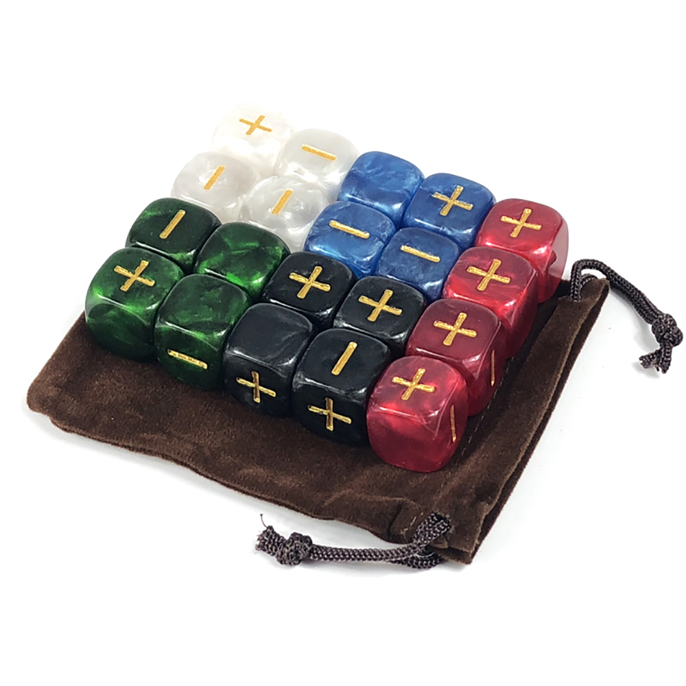 Board Game Arena - Fate Würfel mit Tasche 20 Stück