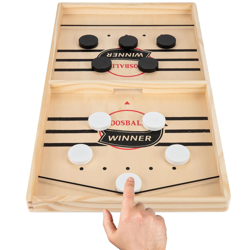 Board Game Arena - Schnelles Sling-Puck-Tischfußballspiel für zwei Spieler, Brettspiel