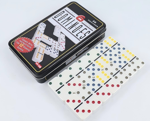 Board Game Family - ElegantMahj Doppel-Sechs Domino-Set für Erwachsene mit