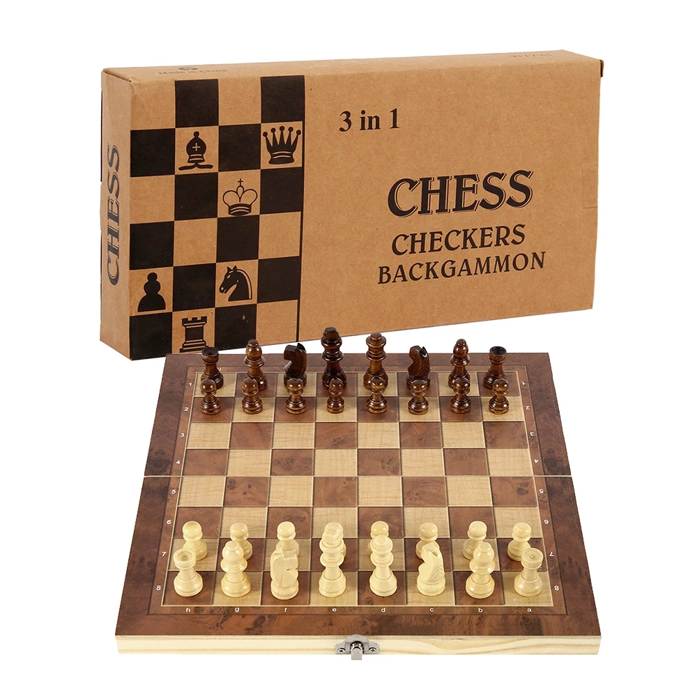 3-in-1-Schachbrett, klappbares – Board Game Vantage Bewertung und Preis