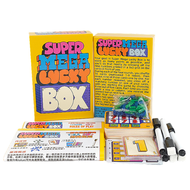 Super Mega Lucky Box Brettspie – Board Game Family Bewertung und Preis