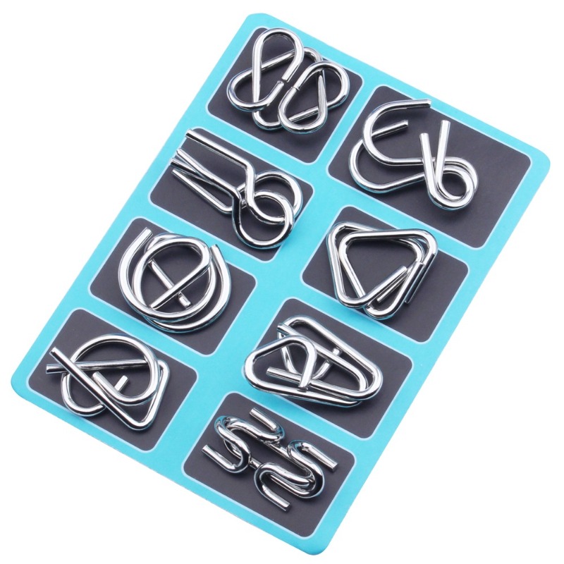 8-teiliges Metall-Puzzle-Set,  – Board Game Enthusiast Bewertung und Preis