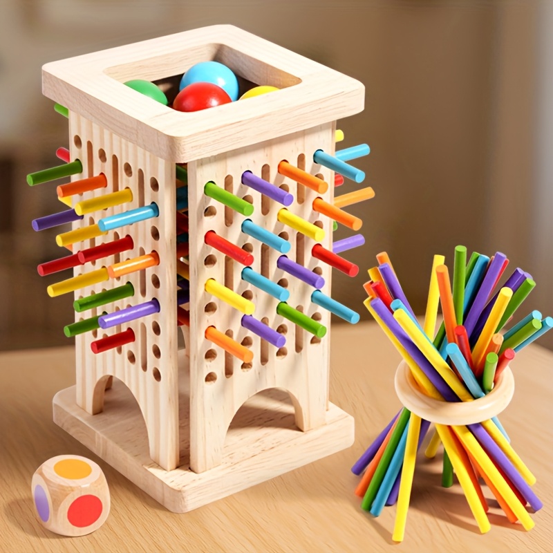 Montessori Holzbrettspiel Bunt – Board Game Family Bewertung und Preis