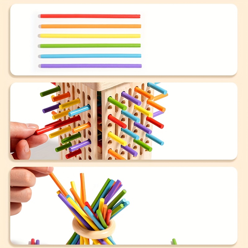 Montessori Holzbrettspiel Bunt – Board Game Family Bewertung und Preis