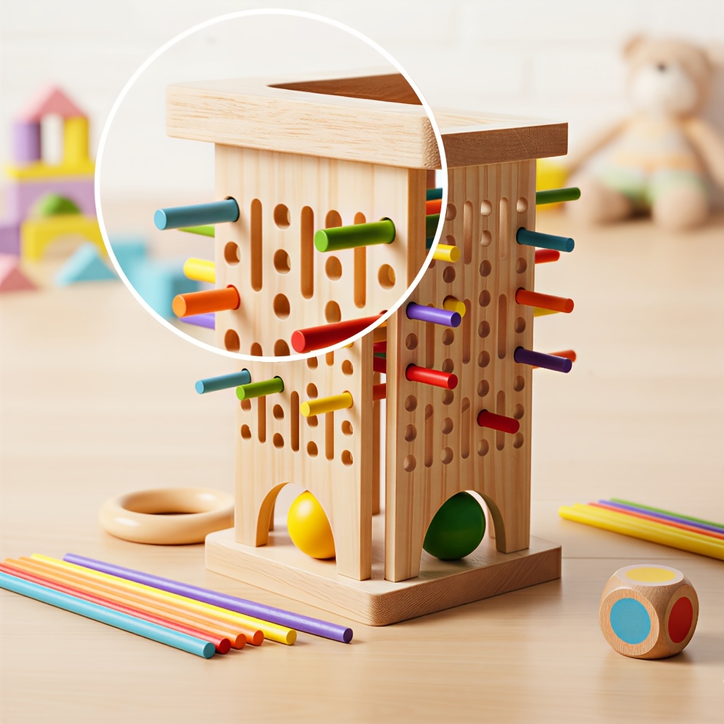 Montessori Holzbrettspiel Bunt – Board Game Family Bewertung und Preis