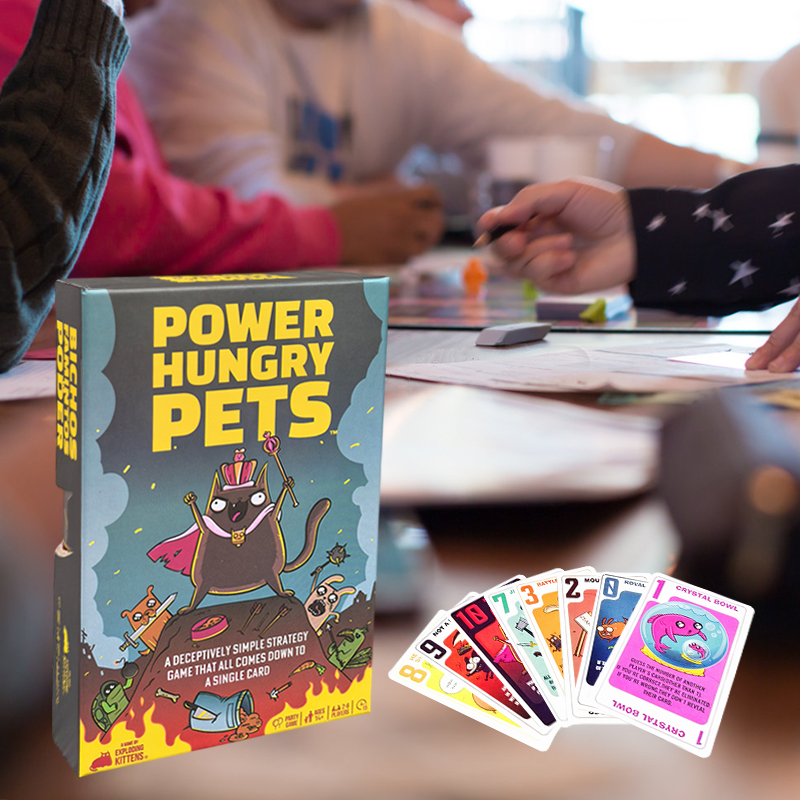 Power Hungry Pets Kartenspiel  – Board Game Quiz Bewertung und Preis