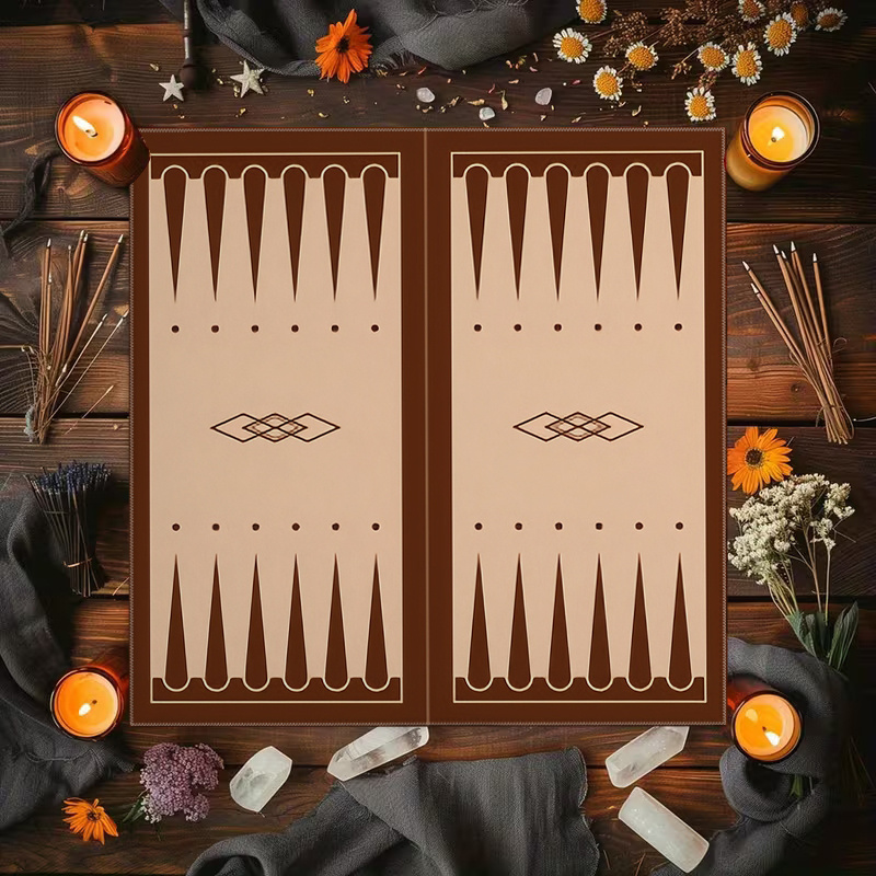 1 Stück braunes Backgammon-Bre – Board Game Vantage Bewertung und Preis