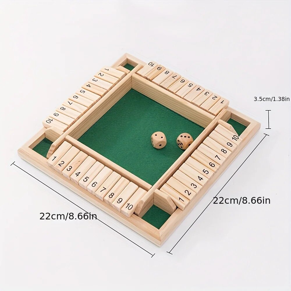 Würfelbrettspiel aus Holz, Shu – Board Game Enthusiast Bewertung und Preis