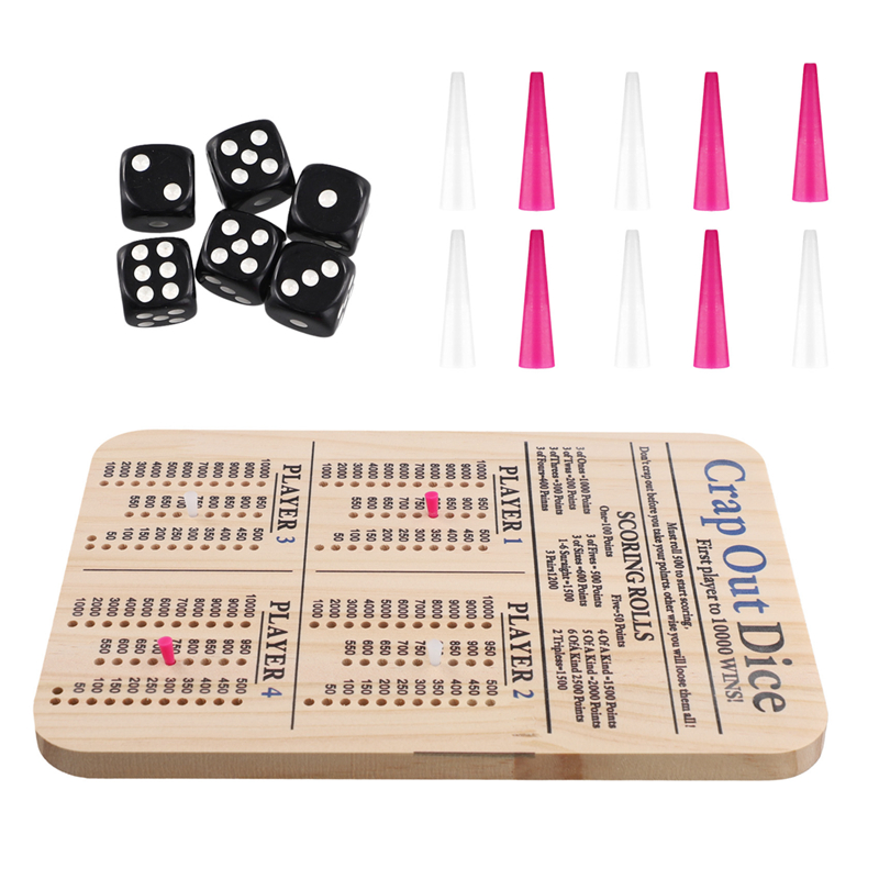 Holz-Würfelspiel-Scoreboard Kl – Board Game Family Bewertung und Preis